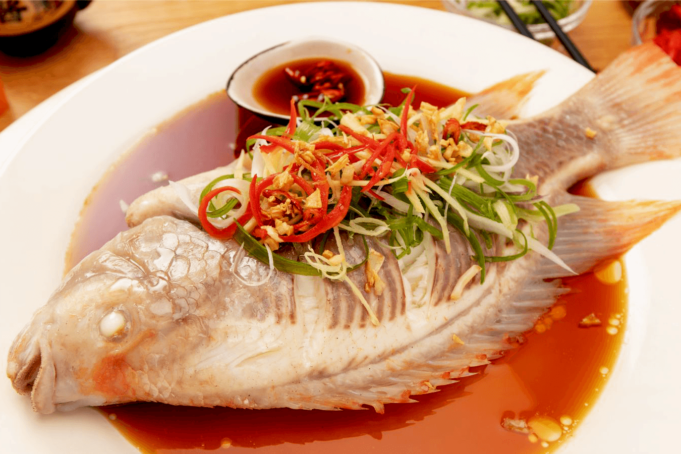 Super Red Tilapia (Hong Kong Style)